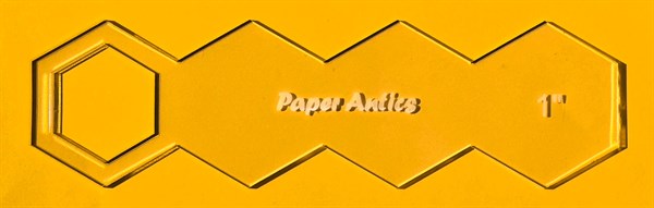 1 inch Hexagon EPP ruler for cutting fabric