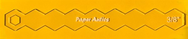 3/8 Hexagon EPP ruler for cutting fabric