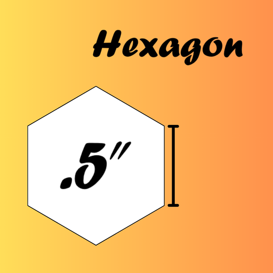 .5" Hexagon