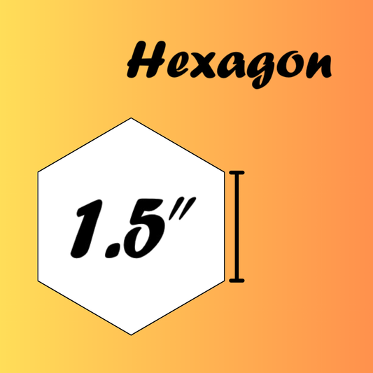 1.5" Hexagon