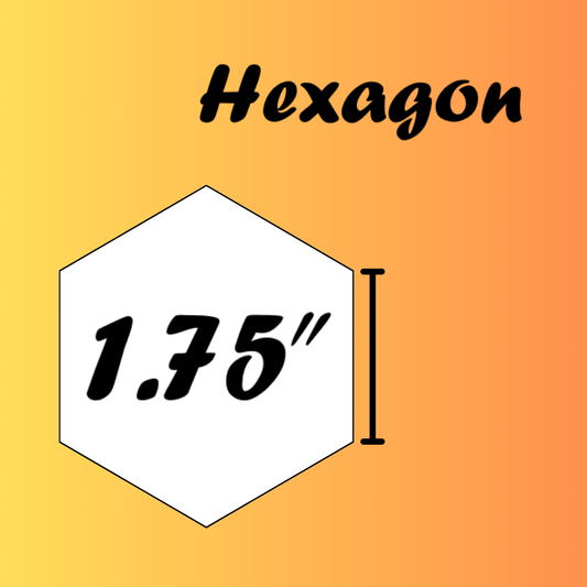 1.75" Hexagon