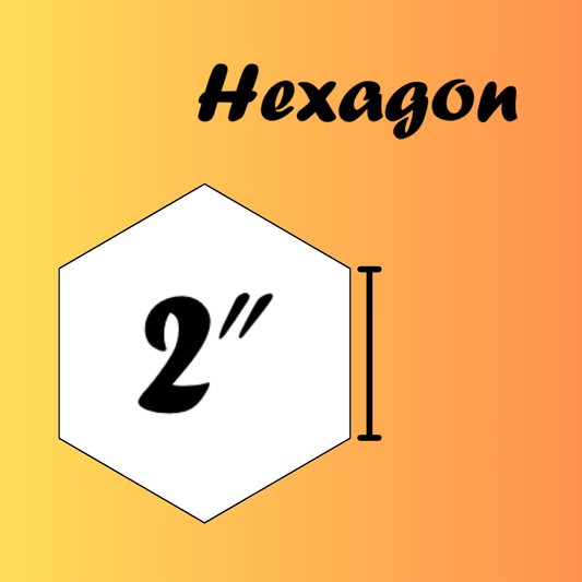 2" Hexagon